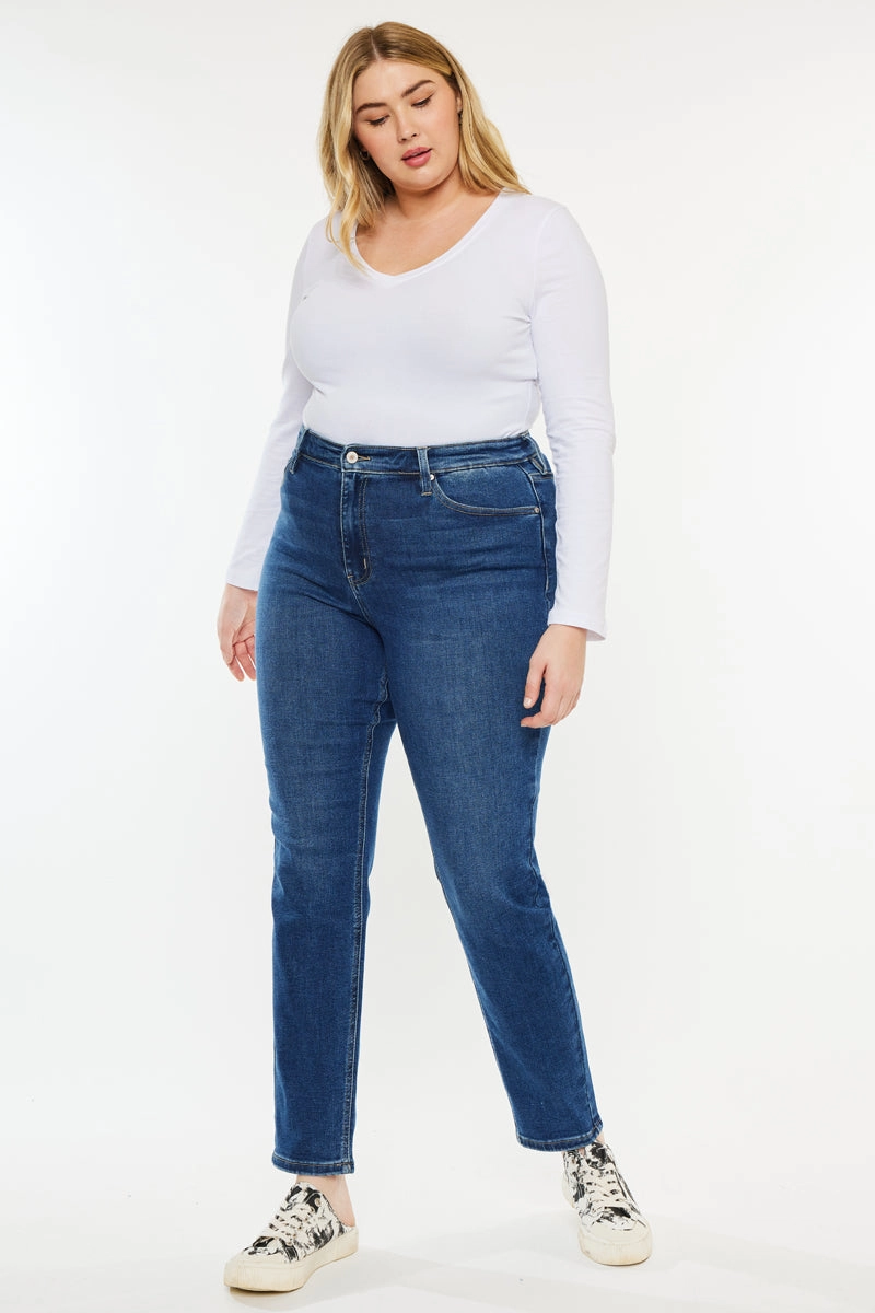 Peggy High Rise Cigarette Leg Jeans (Plus Size)