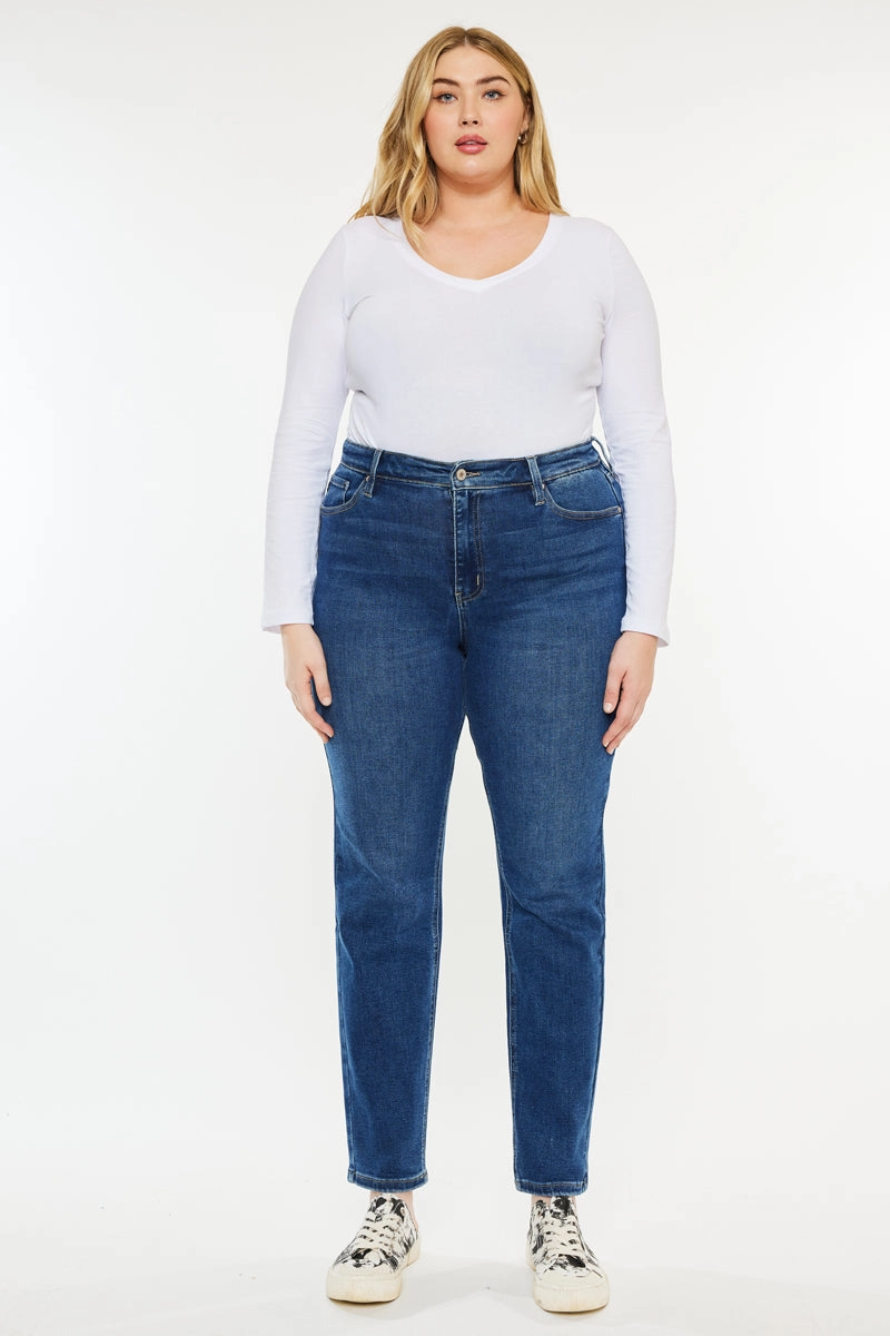 Peggy High Rise Cigarette Leg Jeans (Plus Size)