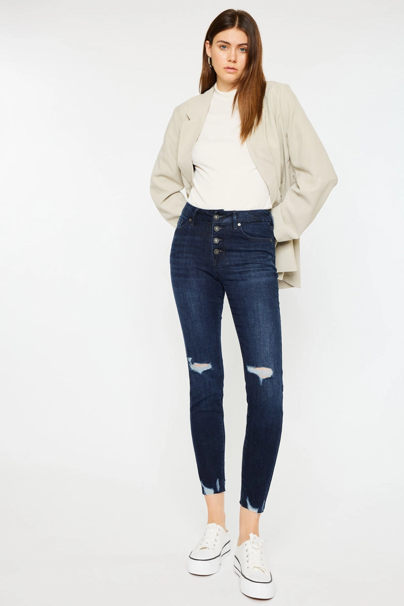Penelope High Rise Ankle Skinny Jeans