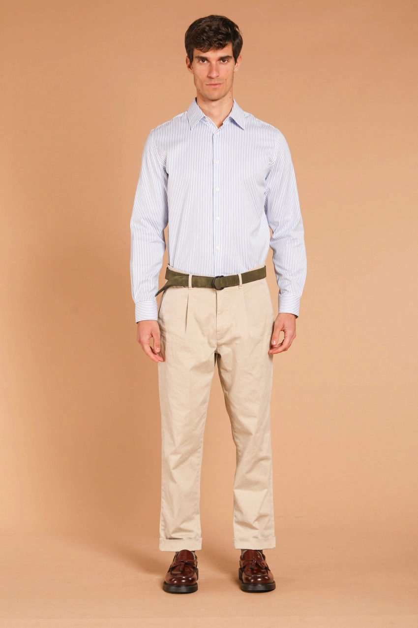 Pinces 22 men's chino pants in gabardine relaxed fit
