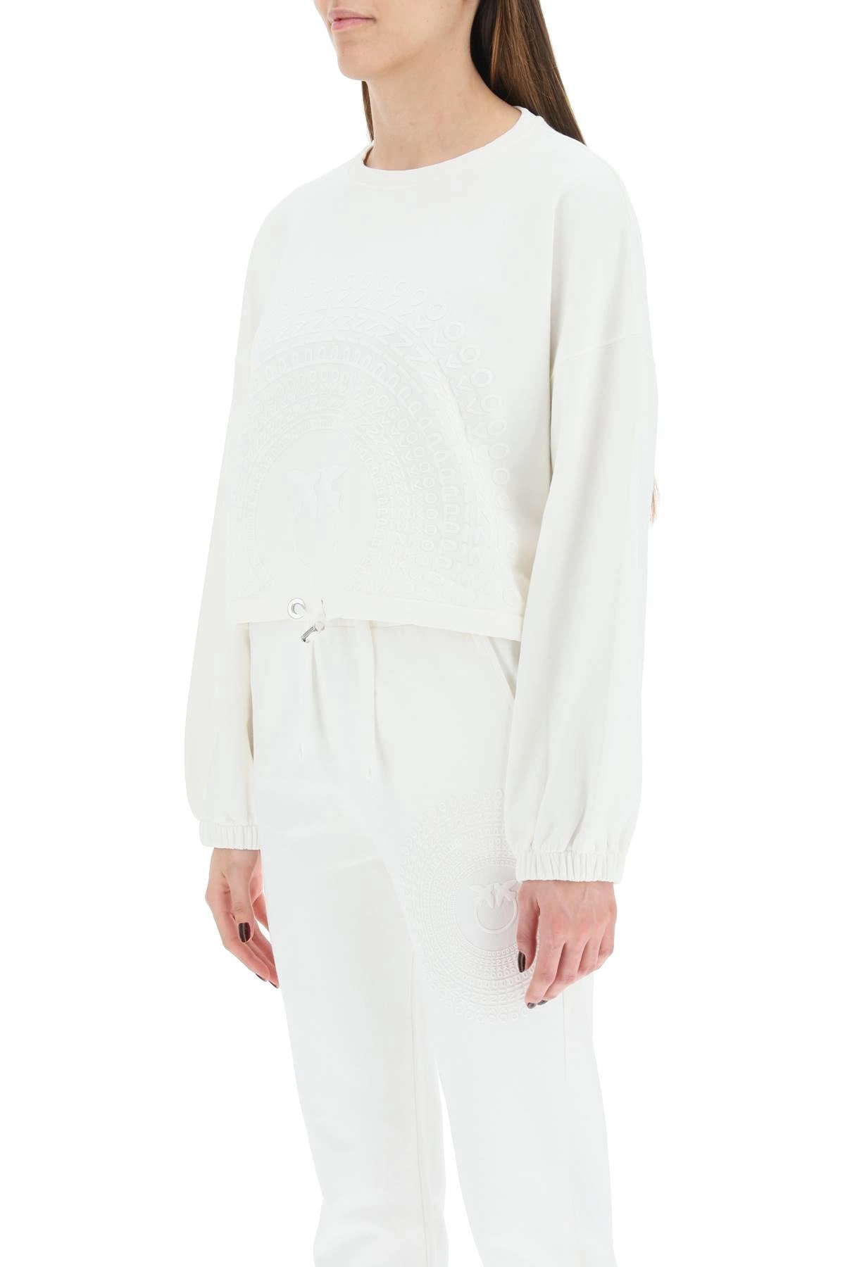 Pinko Logo Detailed Crewneck Sweatshirt