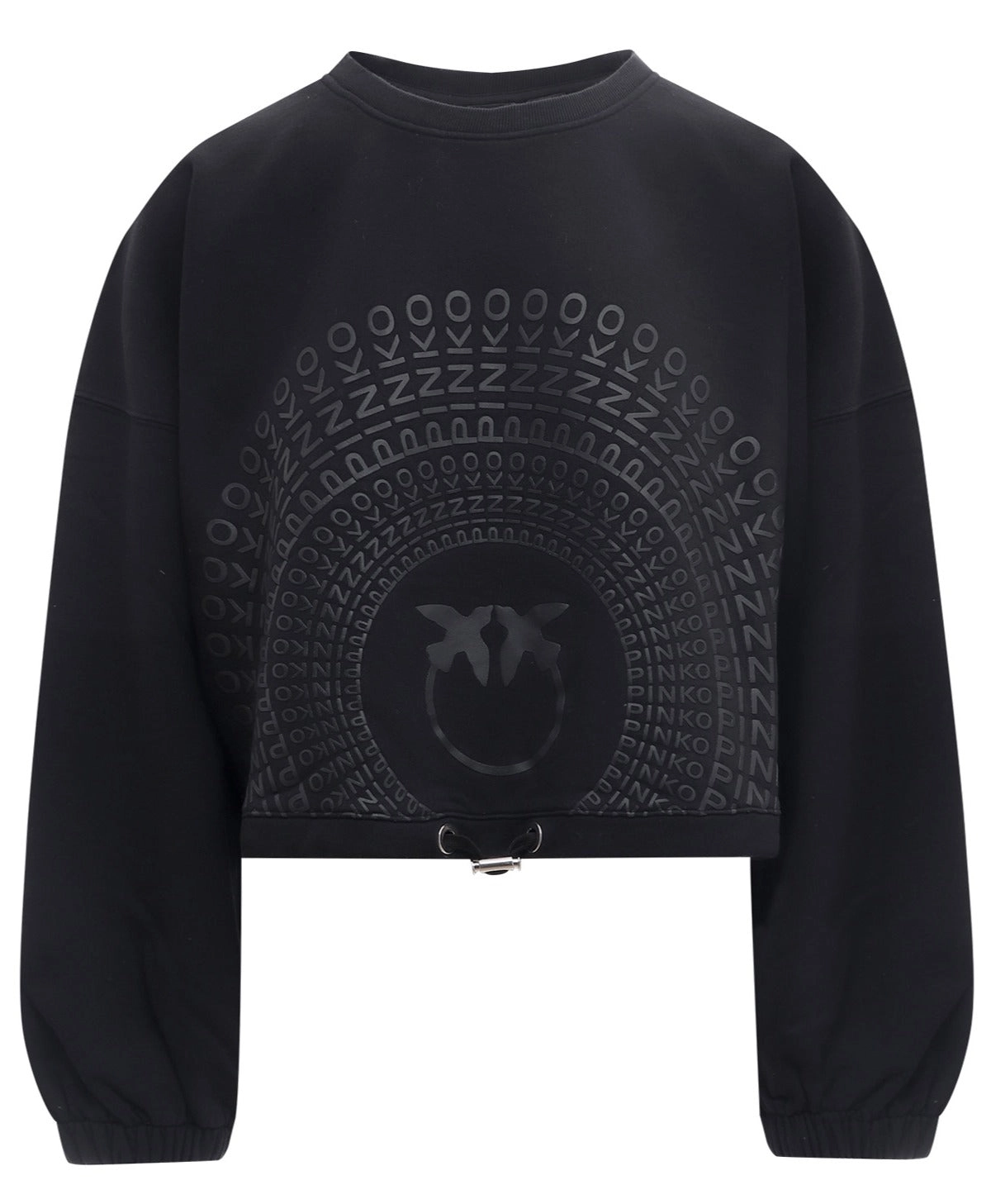 Pinko Radial Logo Print Crewneck Sweatshirt