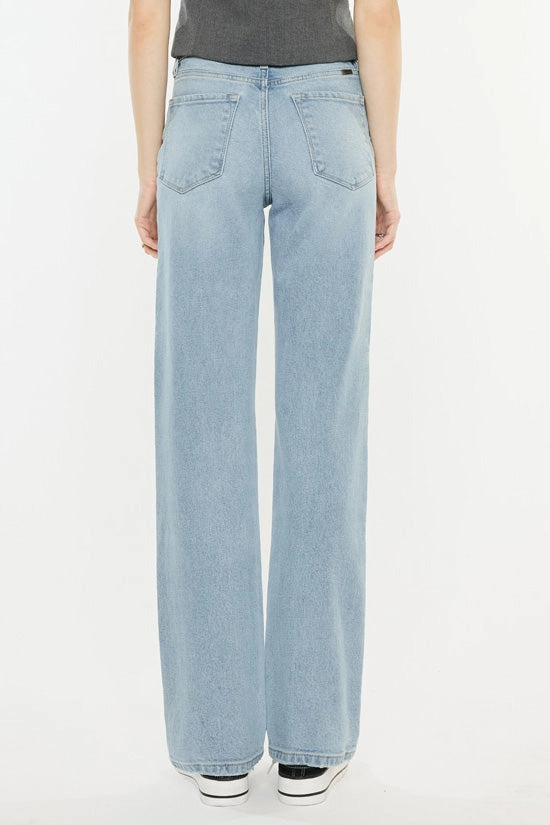 Princess High Rise True Straight Leg  Jeans