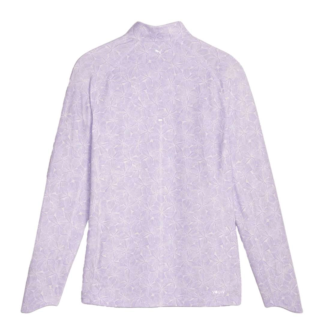 Puma - Women's You-V Plumeria 1/4 Zip Sweater (622788 02)