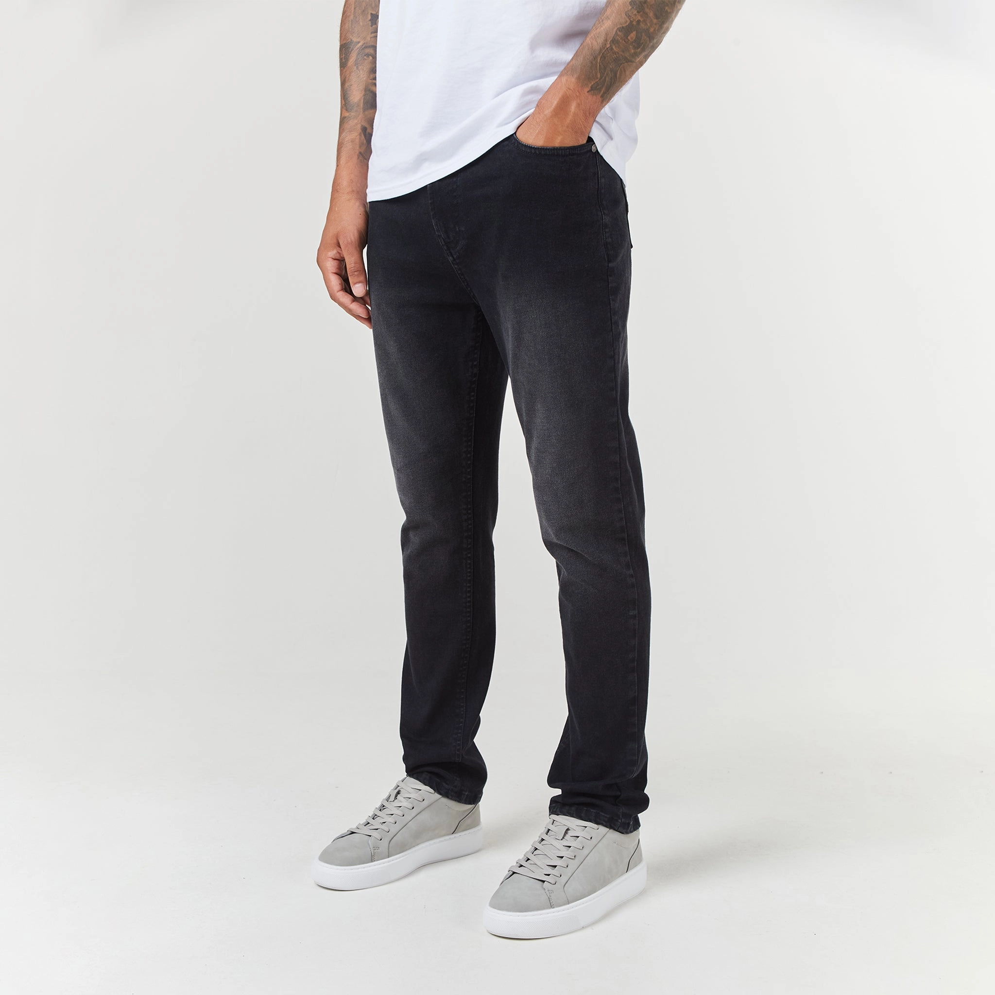 Regular Fit Denim Jean | Black Wash