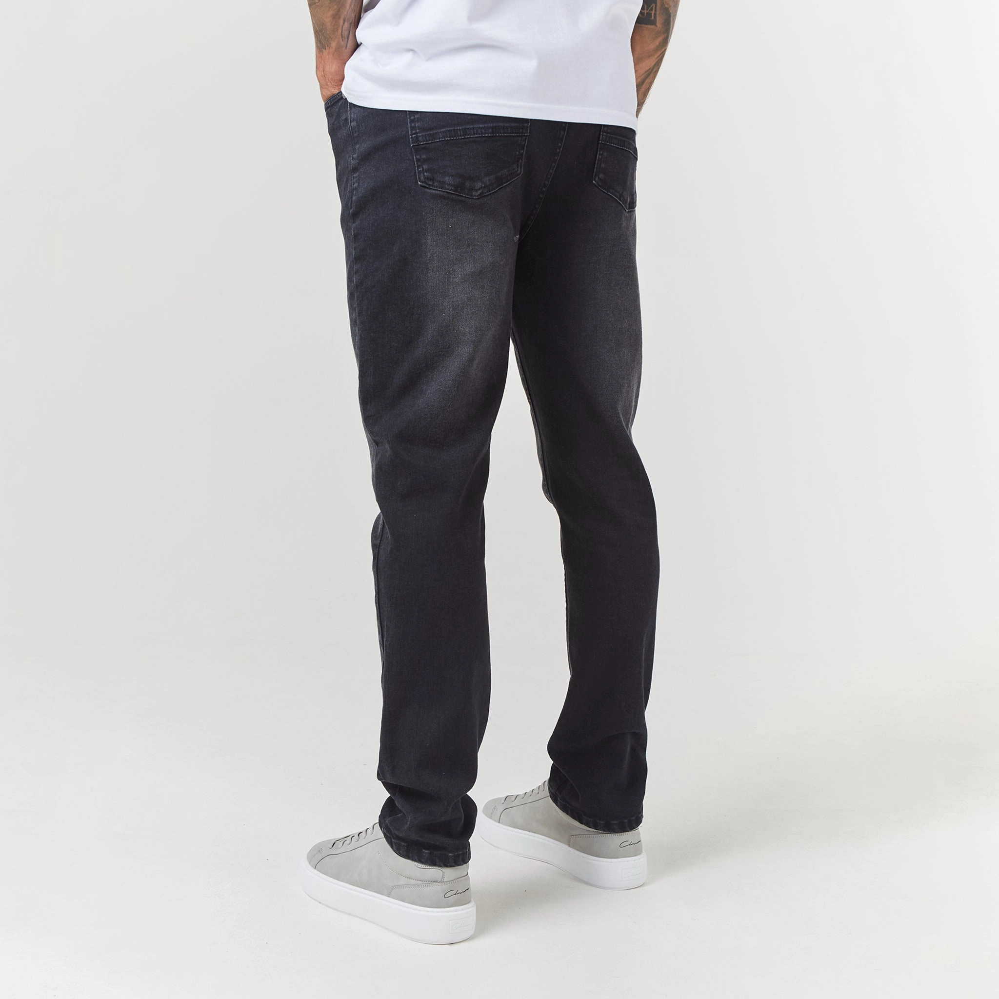 Regular Fit Denim Jean | Black Wash