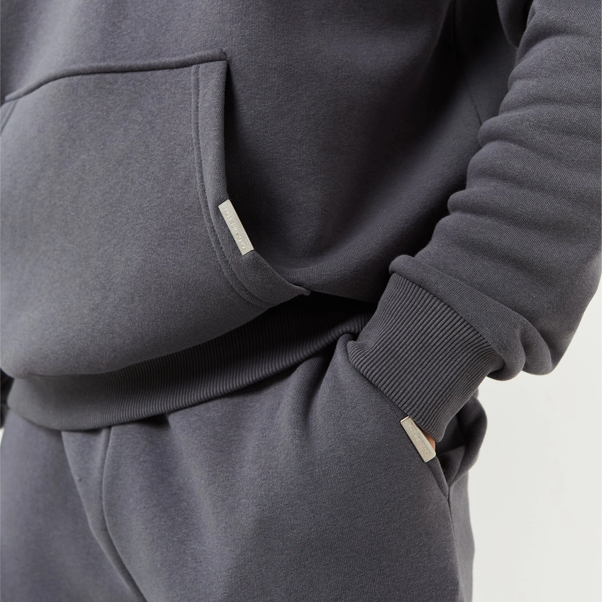 Relaxed Fit 1/4 Zip Fleece | Graphite