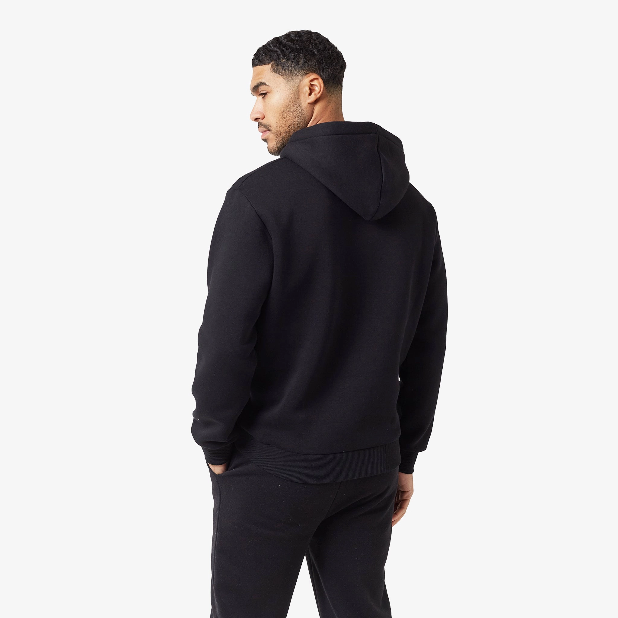 Relaxed Fit Hoodie | Black