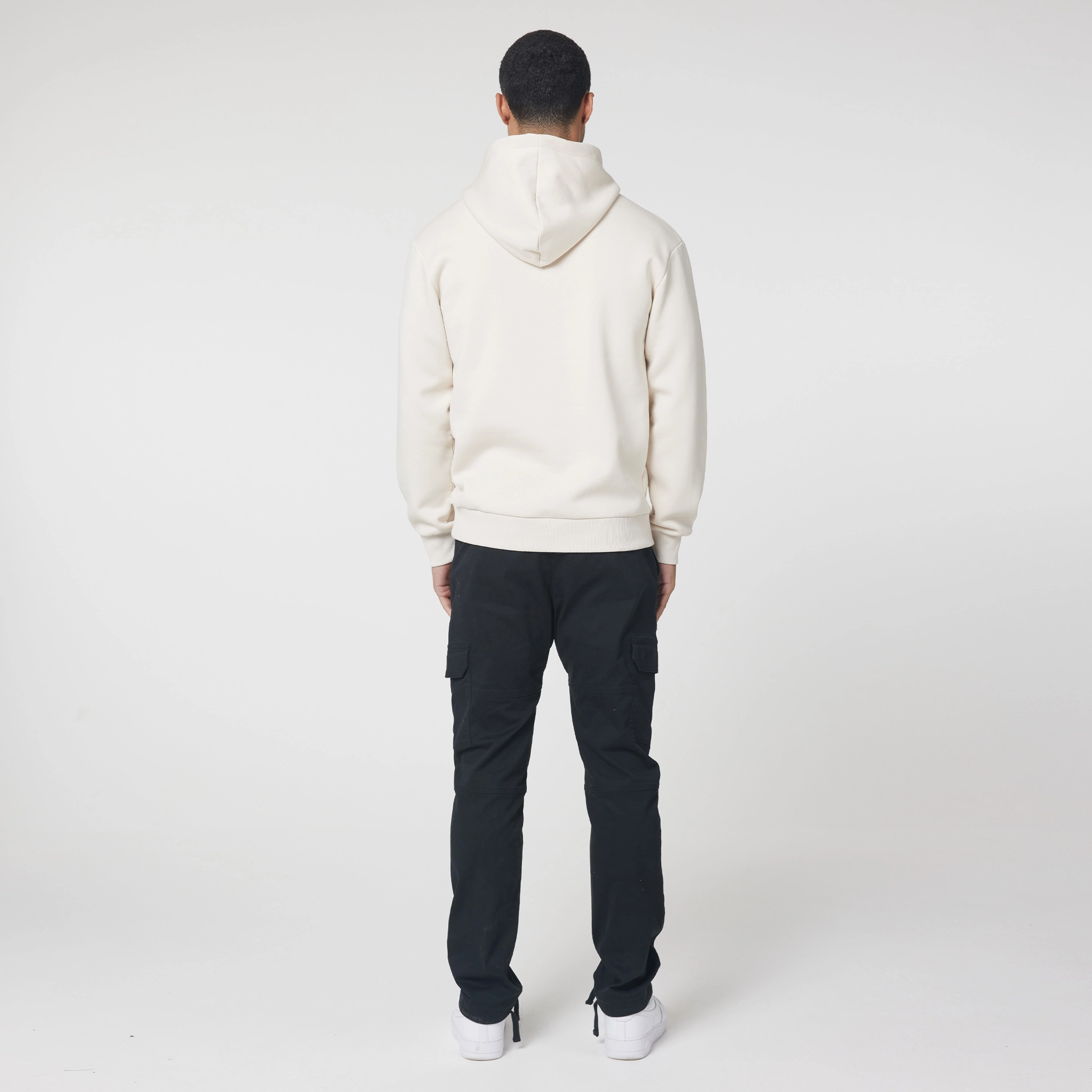 Relaxed Fit Hoodie | Light Stone