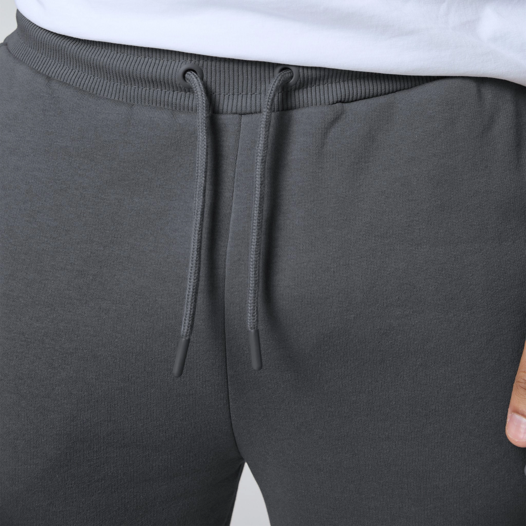 Relaxed Fit Open Hem Jogger | Graphite