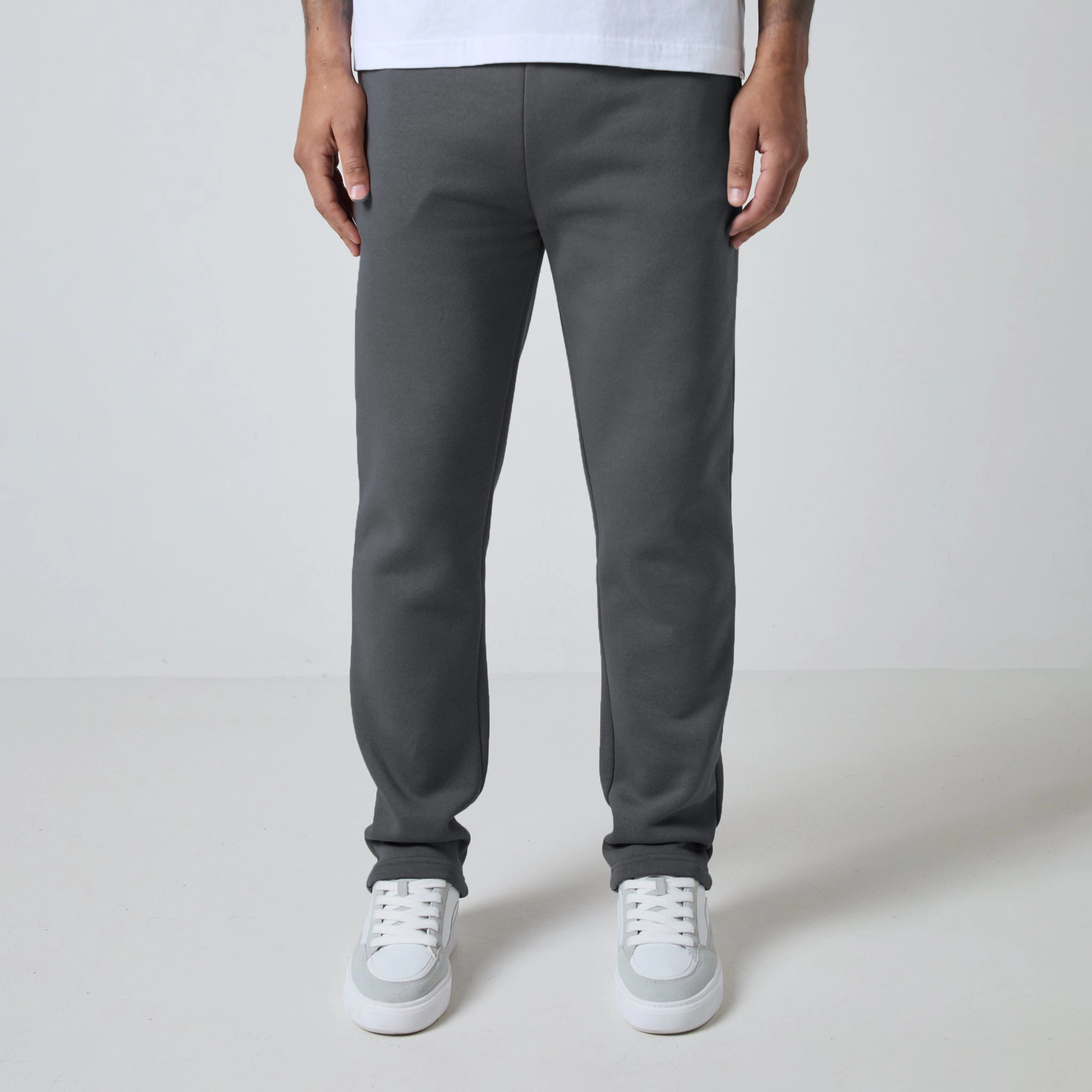 Relaxed Fit Open Hem Jogger | Graphite