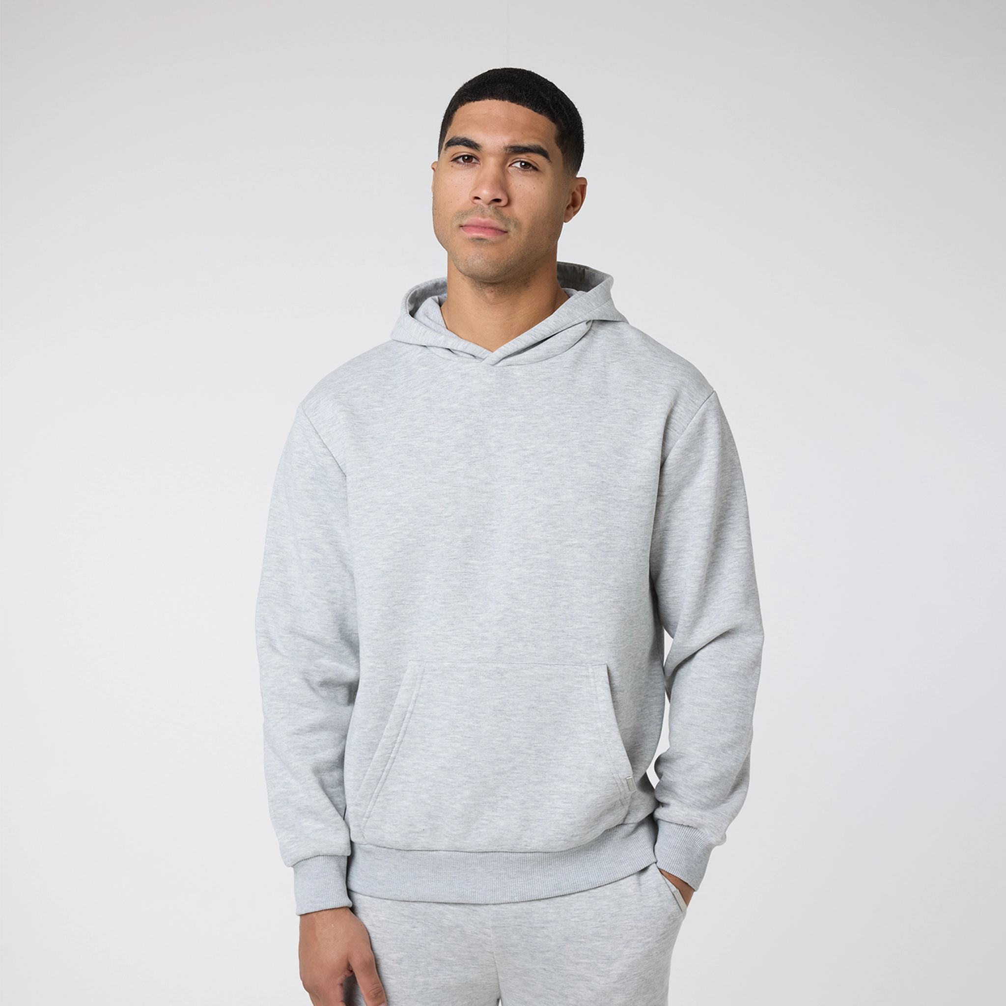 Relaxed Fit Tracksuit | Grey Marl