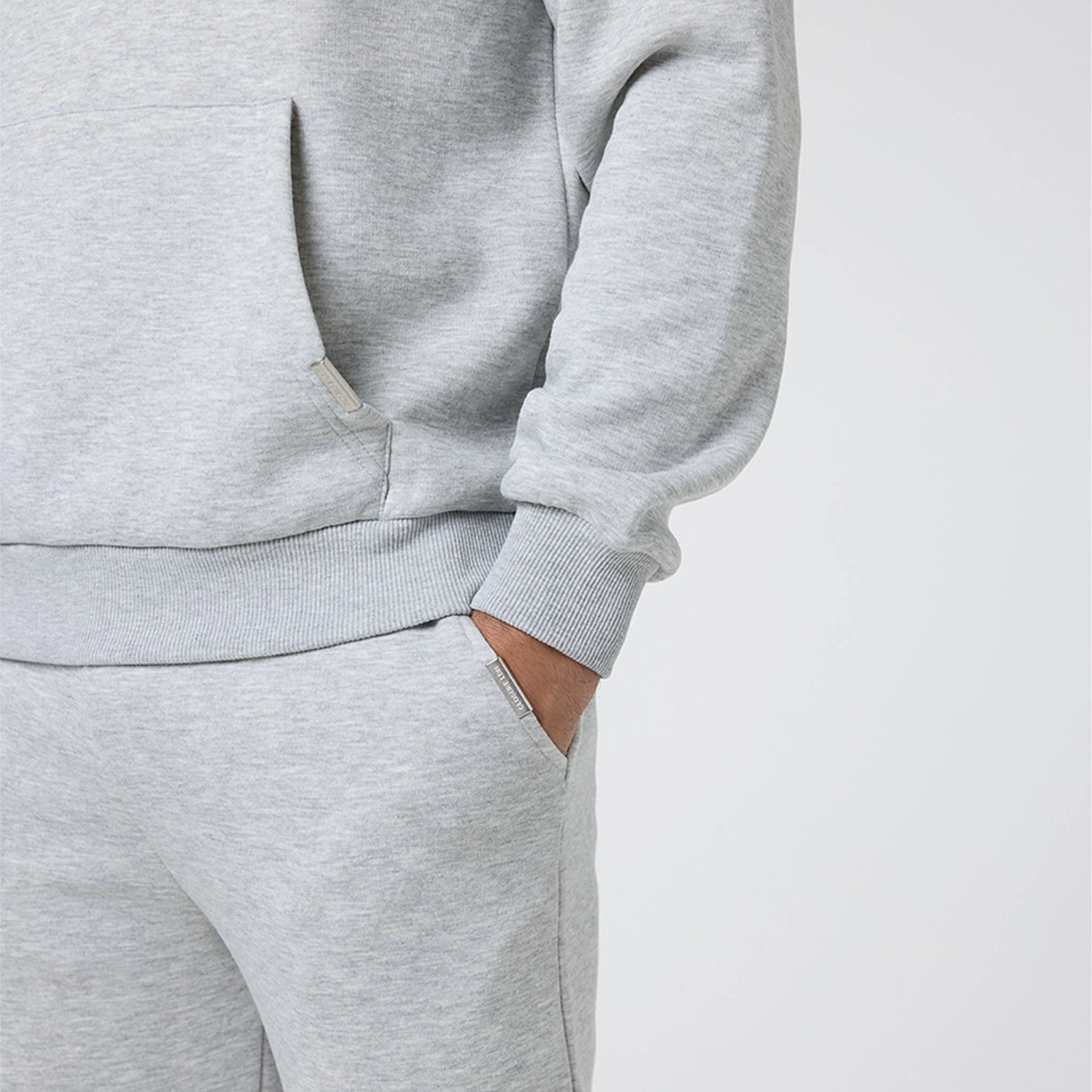 Relaxed Fit Tracksuit | Grey Marl