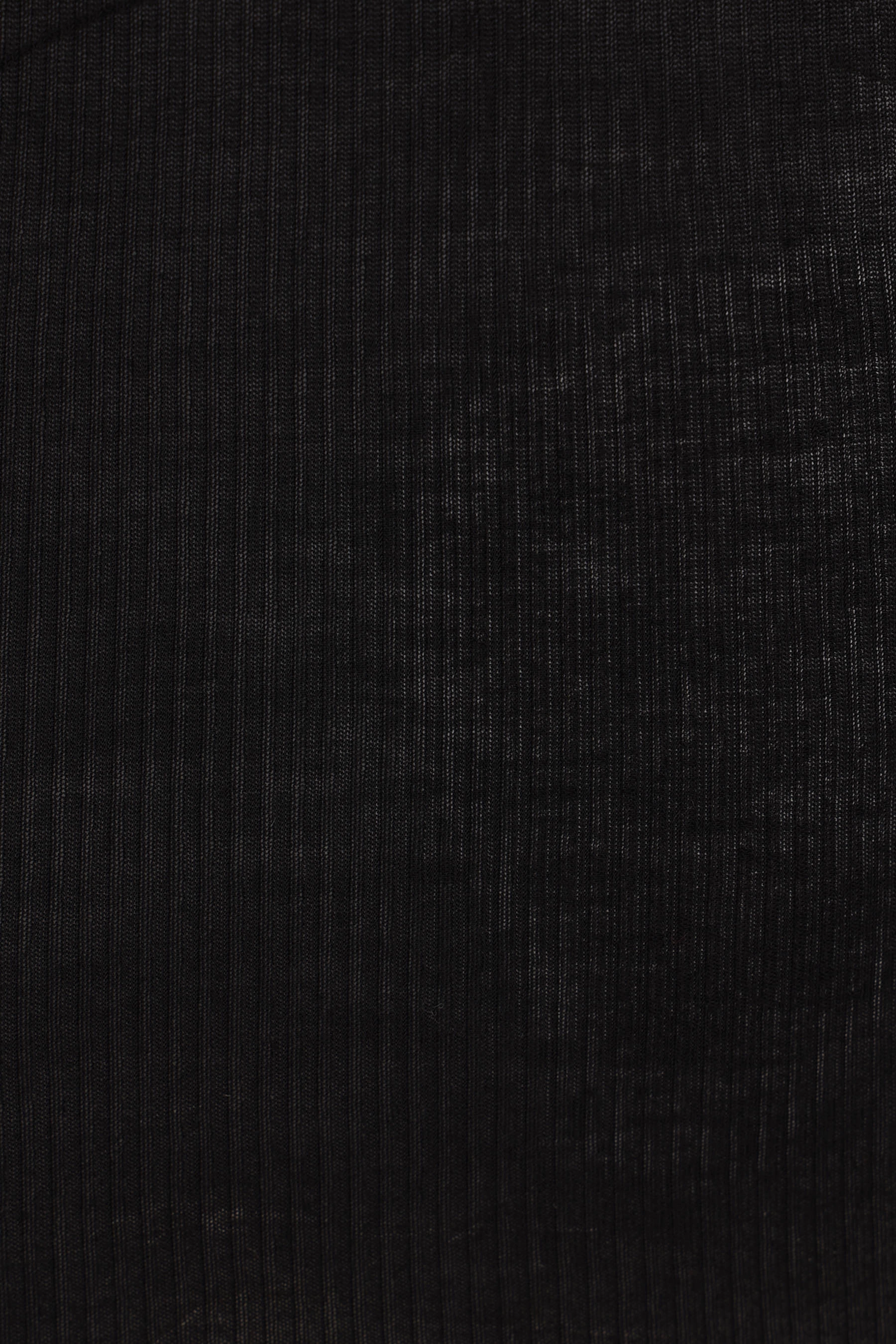 ribbed jersey long-sleeved t-shirt