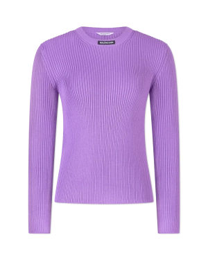 Ribbed Knit Long Sleeve Sweater