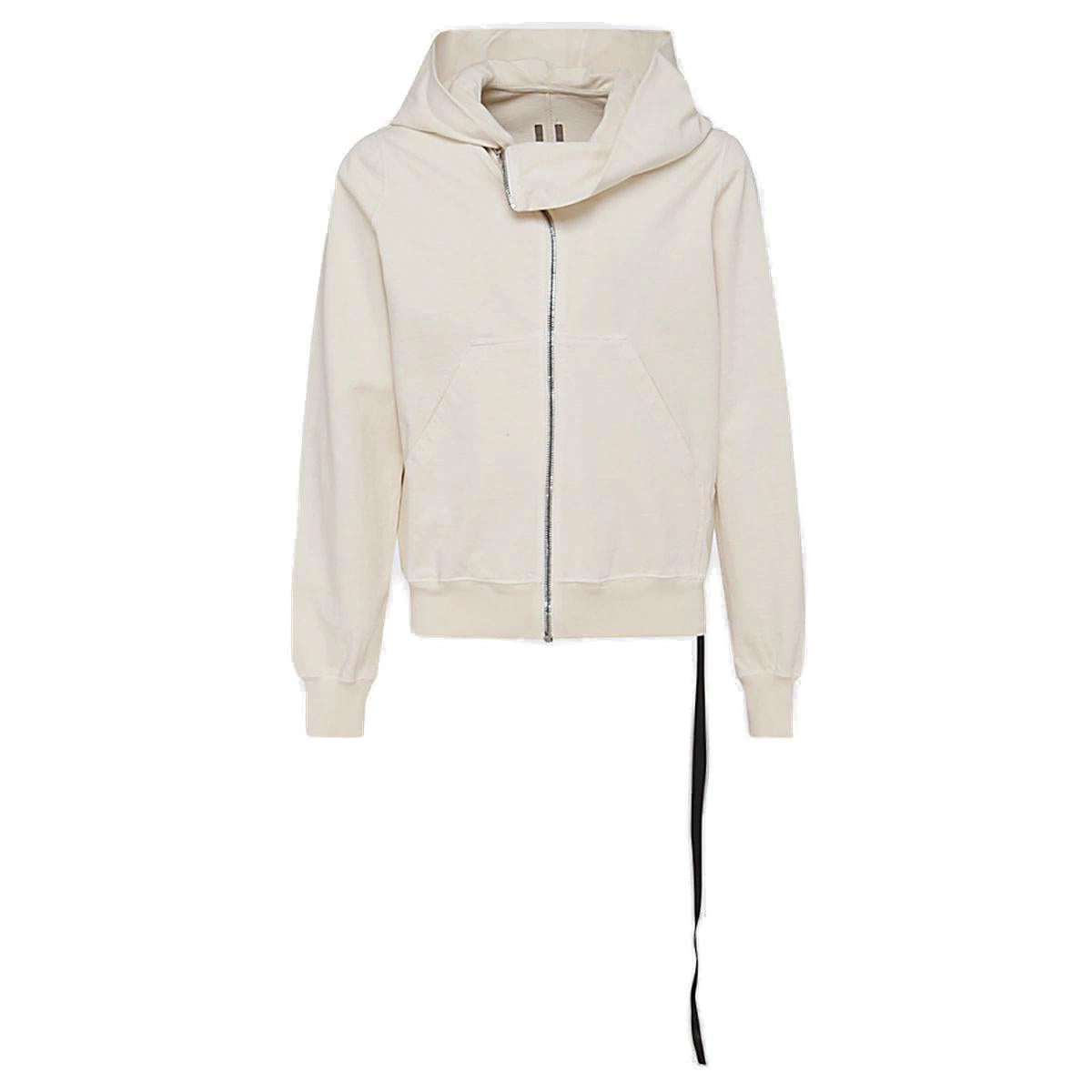 Rick Owens DRKSHDW Draped Neck Zipped Hoodie
