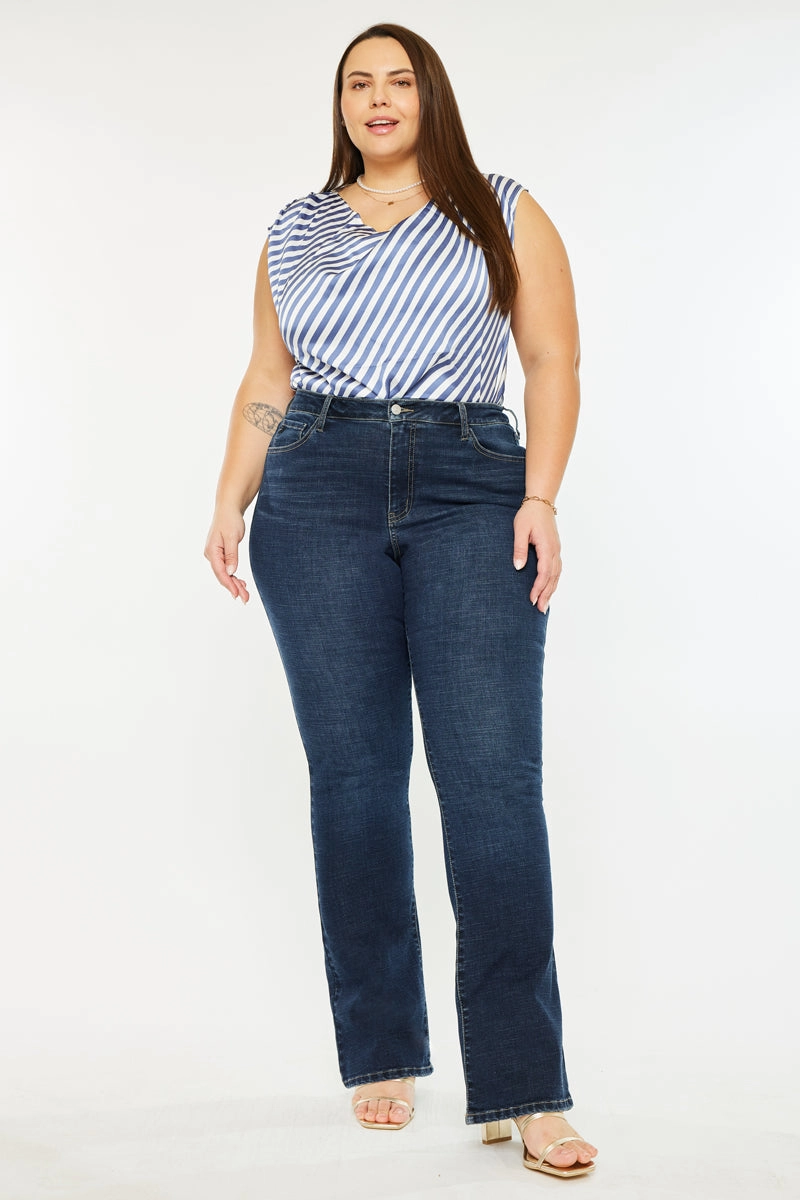 Rita Essentials High Rise Bootcut Jeans (Plus Size)