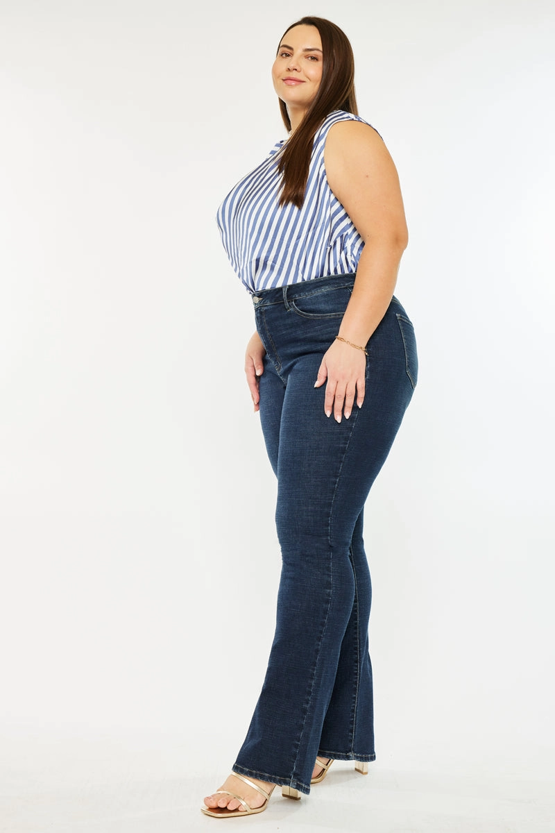 Rita Essentials High Rise Bootcut Jeans (Plus Size)