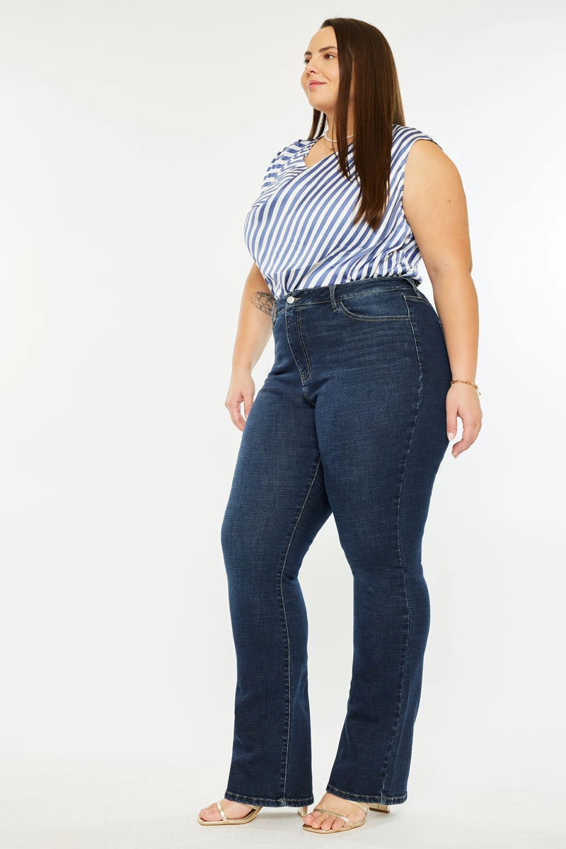 Rita Essentials High Rise Bootcut Jeans (Plus Size)