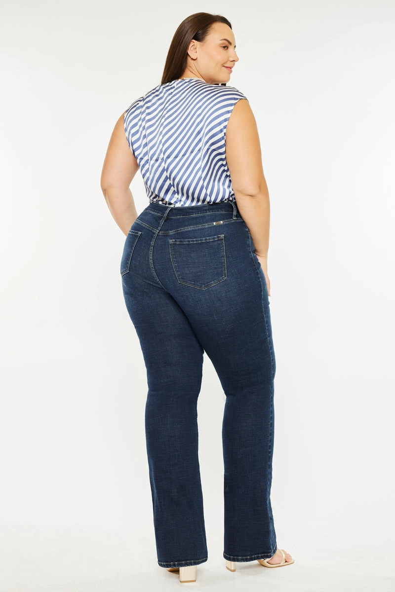 Rita Essentials High Rise Bootcut Jeans (Plus Size)