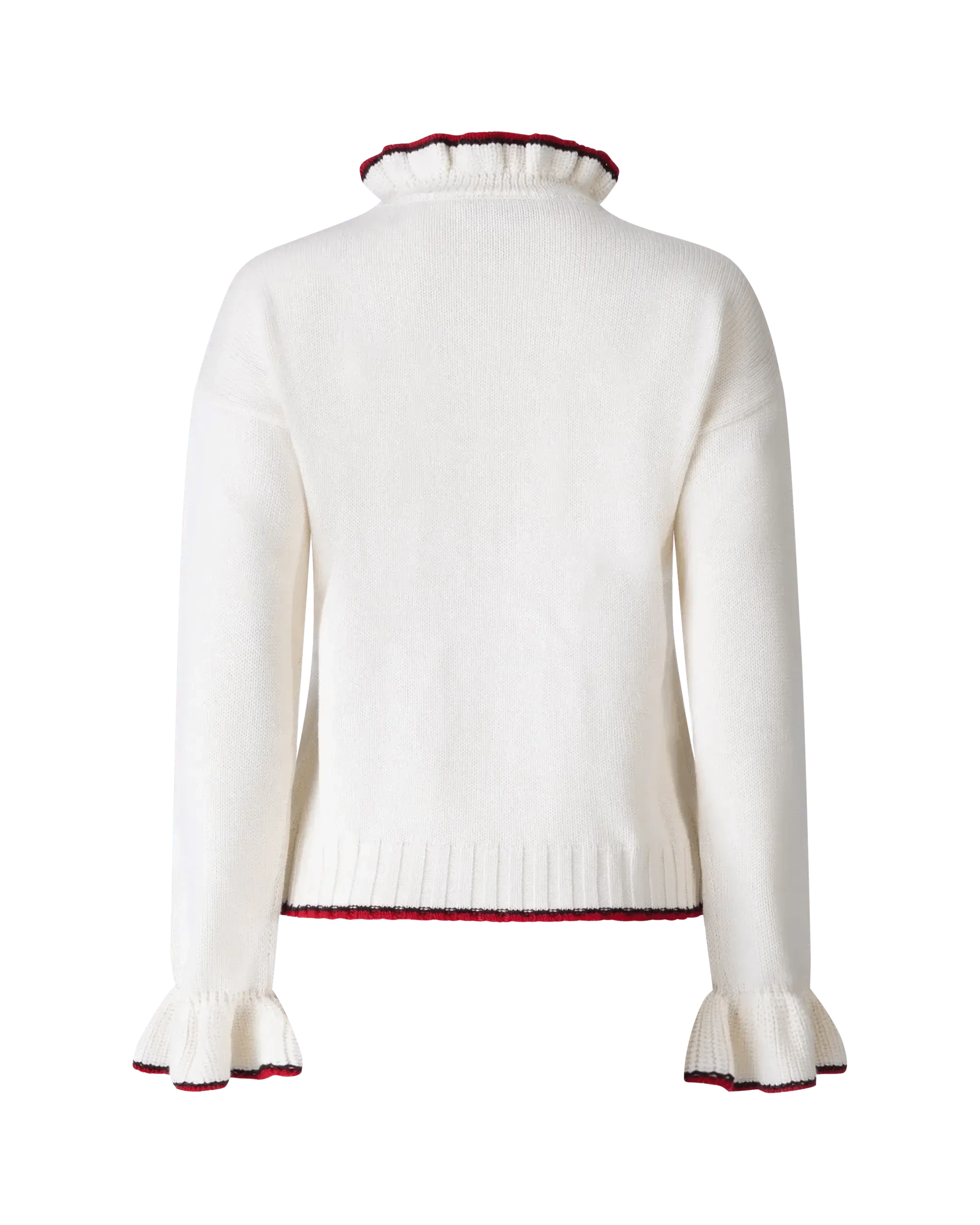 Ruffle-Detailed Knit Top