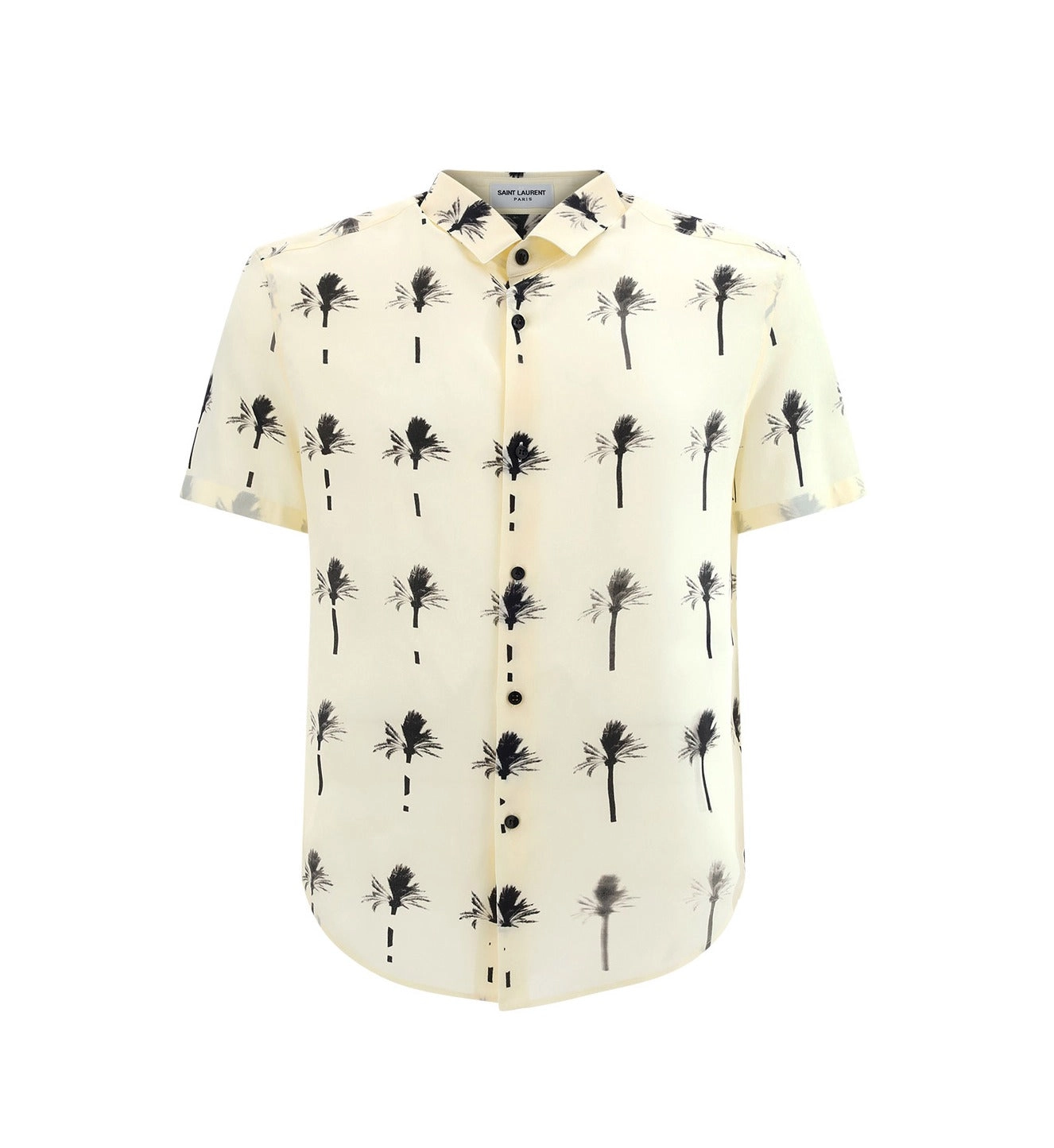 Saint Laurent All-Over Printed Short-Sleeved Shirt