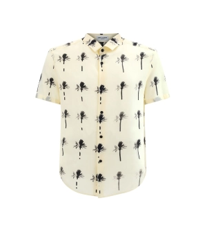 Saint Laurent All-Over Printed Short-Sleeved Shirt