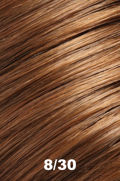 Sale - XBC - Jon Renau Toppers - EasiPart T HD 18" (#391) - Color: 8/30 (Cocoa Twist)
