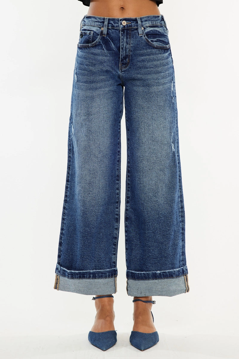 Sally High Rise Wide Leg Jeans