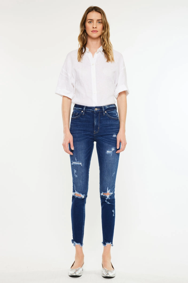 Samantha High Rise Ankle Skinny Jeans