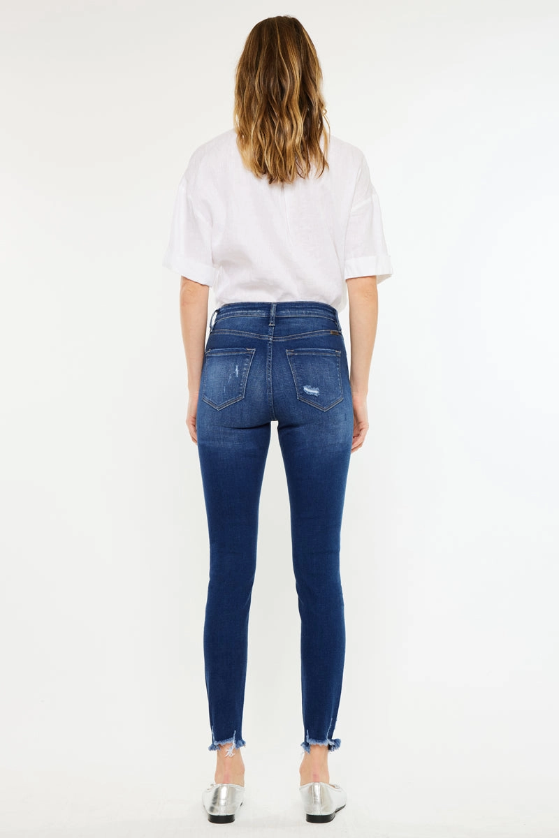 Samantha High Rise Ankle Skinny Jeans