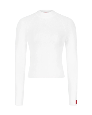 Sanduz Knitted Mock-Neck Sweater