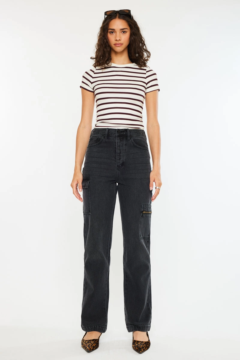 Semarea Ultra High Rise 90's Straight Leg Jeans