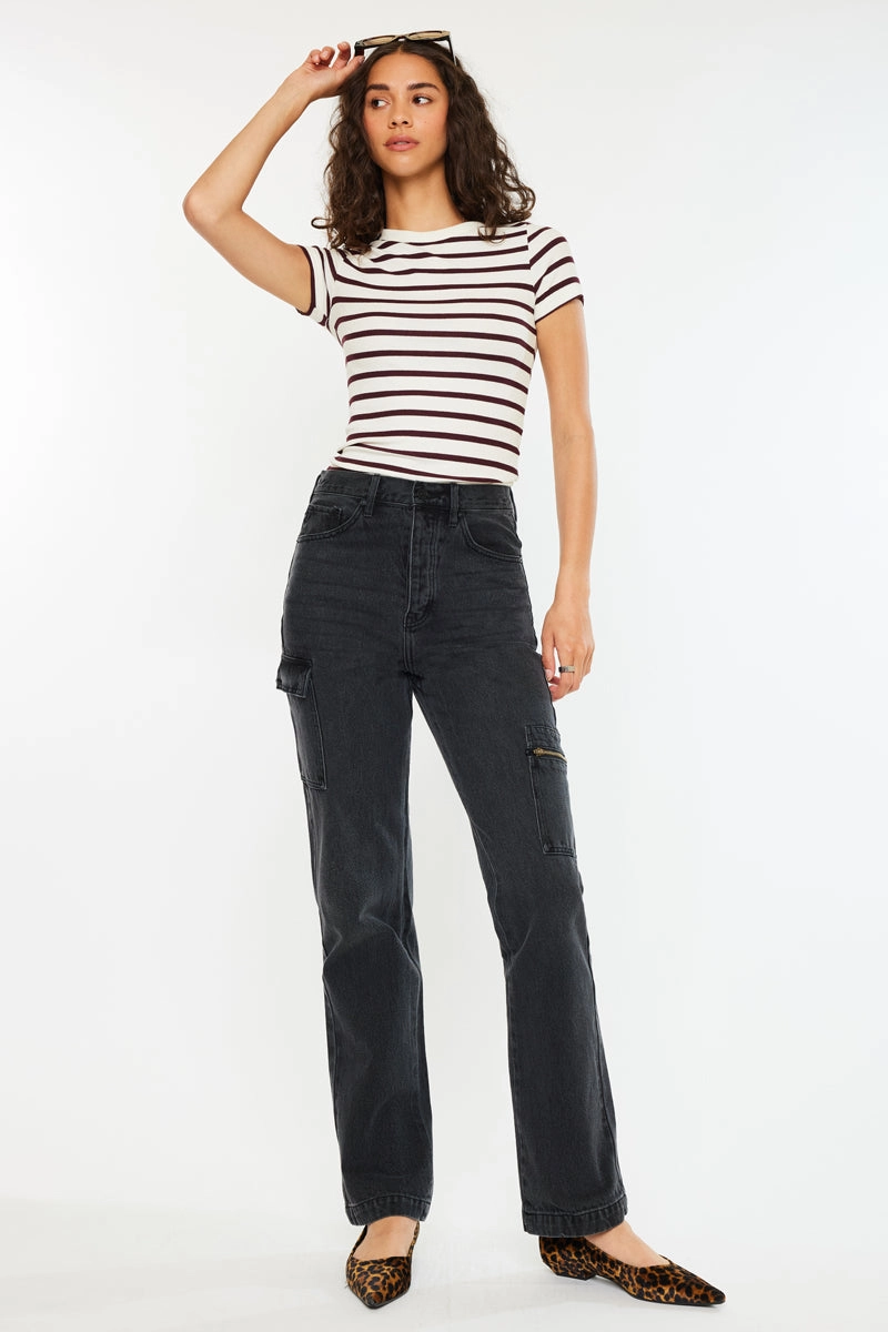 Semarea Ultra High Rise 90's Straight Leg Jeans