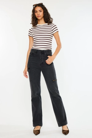 Semarea Ultra High Rise 90's Straight Leg Jeans