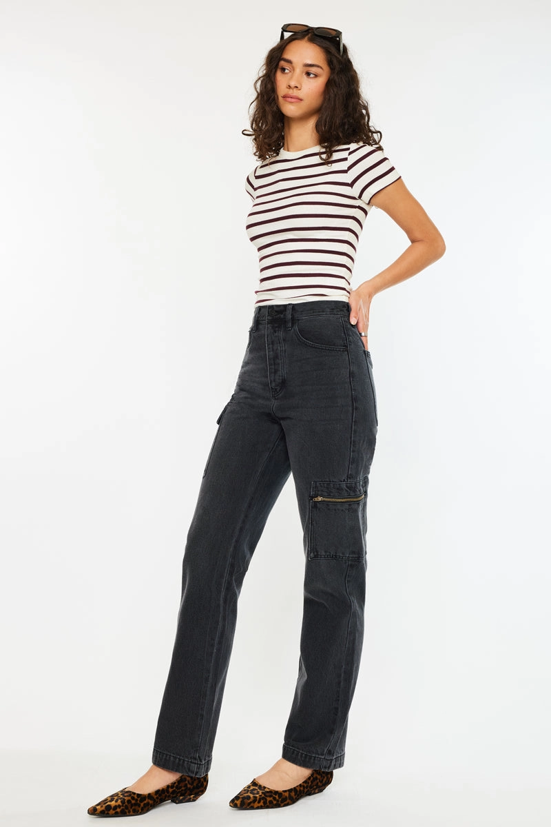 Semarea Ultra High Rise 90's Straight Leg Jeans