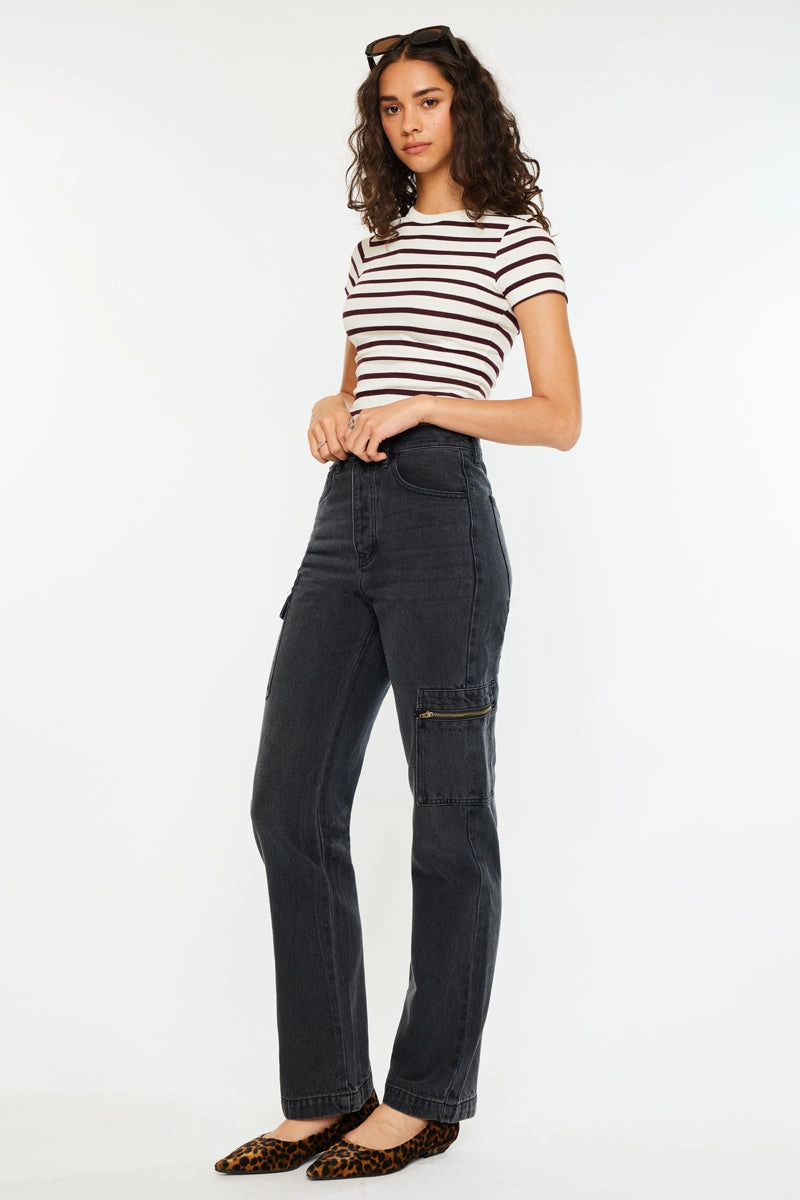 Semarea Ultra High Rise 90's Straight Leg Jeans