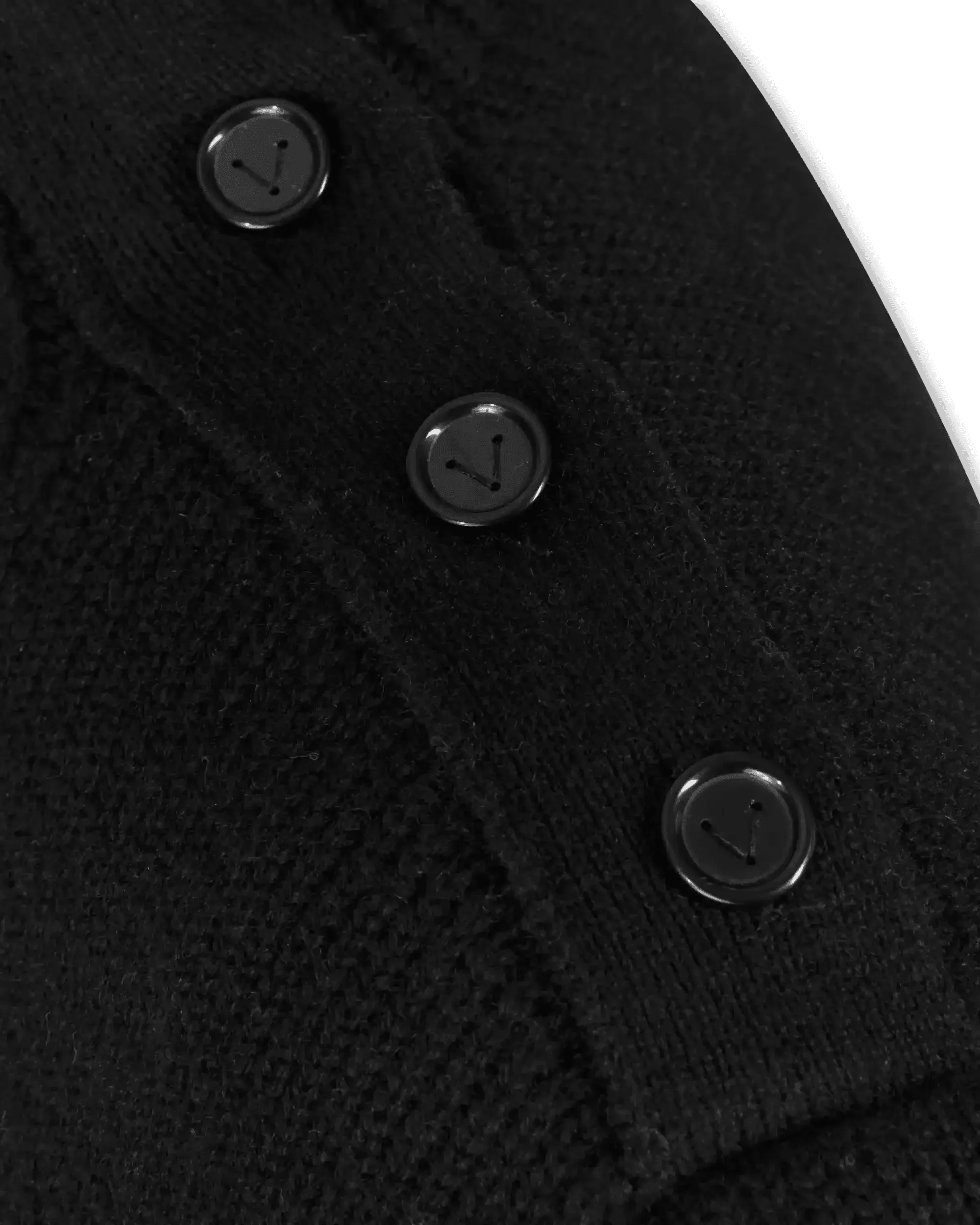 Shetland Double Face Turtleneck Puffed Sleeve Sweater