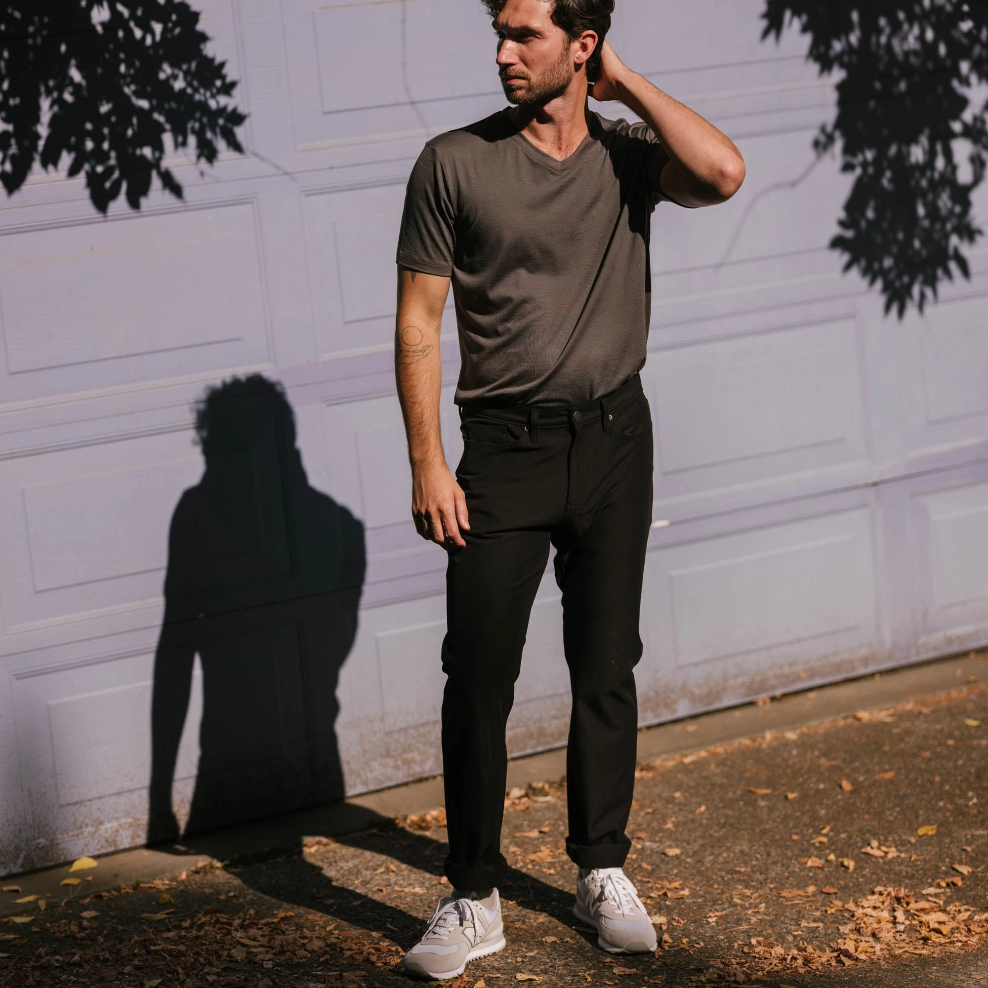Signature Deep V-Neck Tee