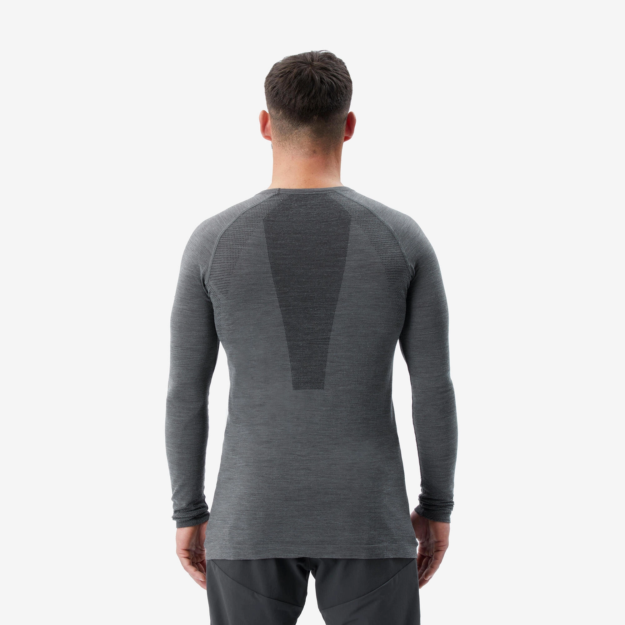 Simond Men's Alpinism Seamless Wool Long-Sleeve Shirt