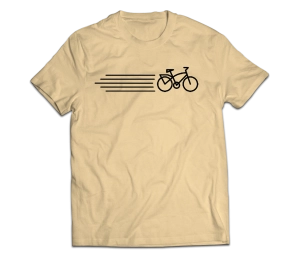 sixthreezero EVRYjourney Premium Short Sleeve Crew Papyrus Black 100% Cotton Unisex Shirt