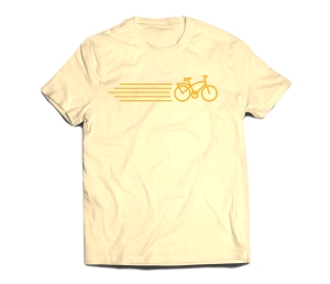 sixthreezero EVRYjourney Premium Short Sleeve Crew Papyrus Orange 100% Cotton Unisex Shirt