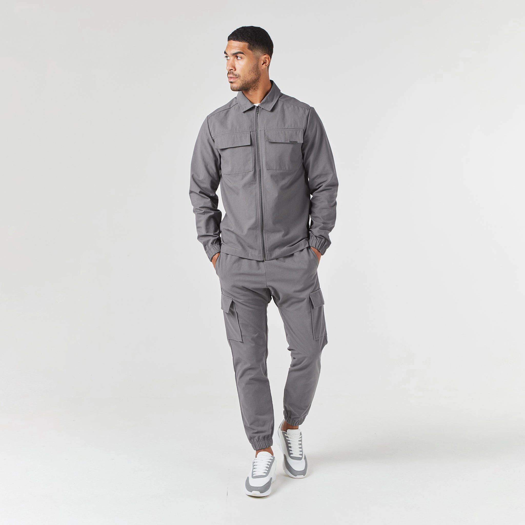 Smart Utility Overshirt | Charcoal