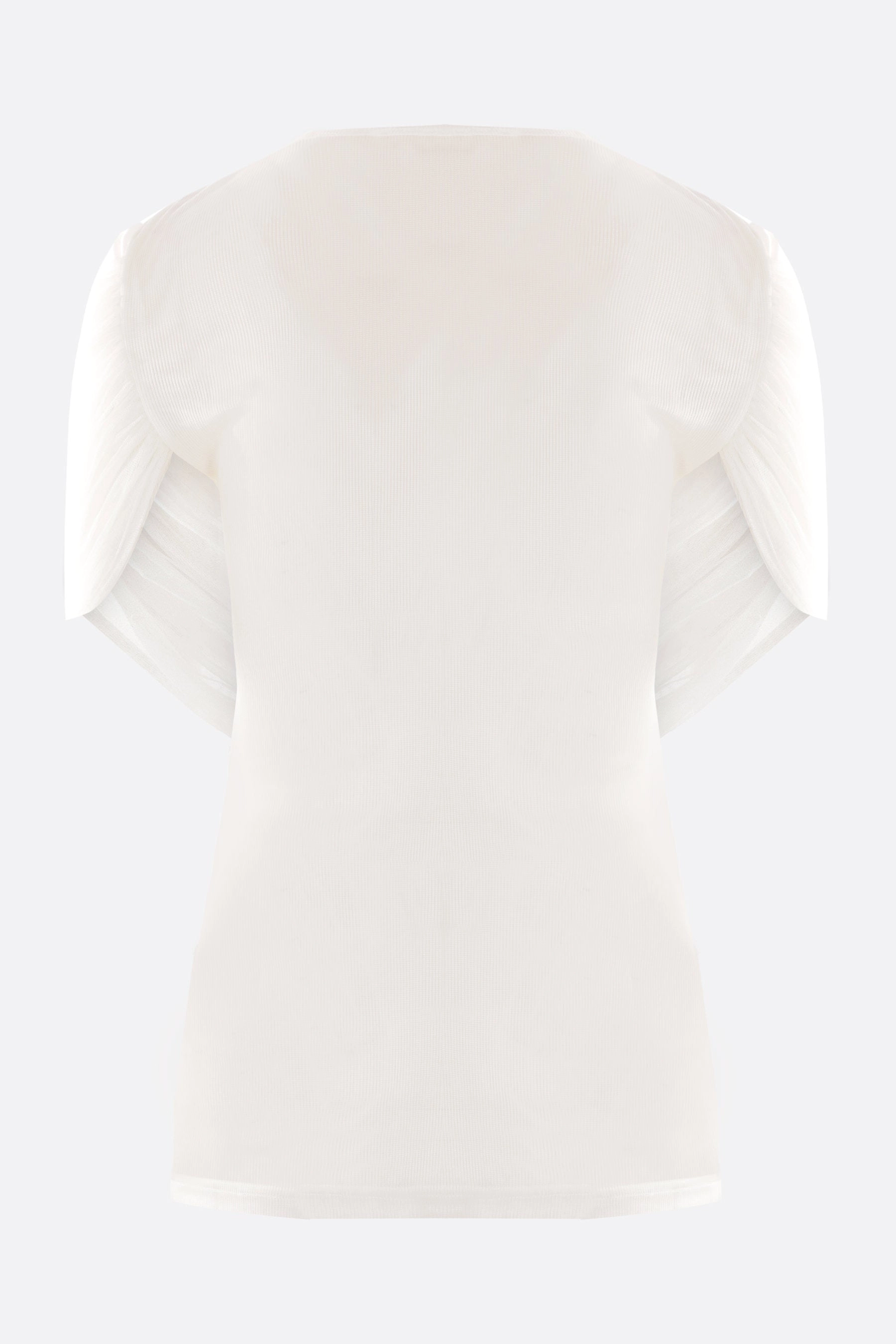 Sonora Veiled ribbed jersey t-shirt