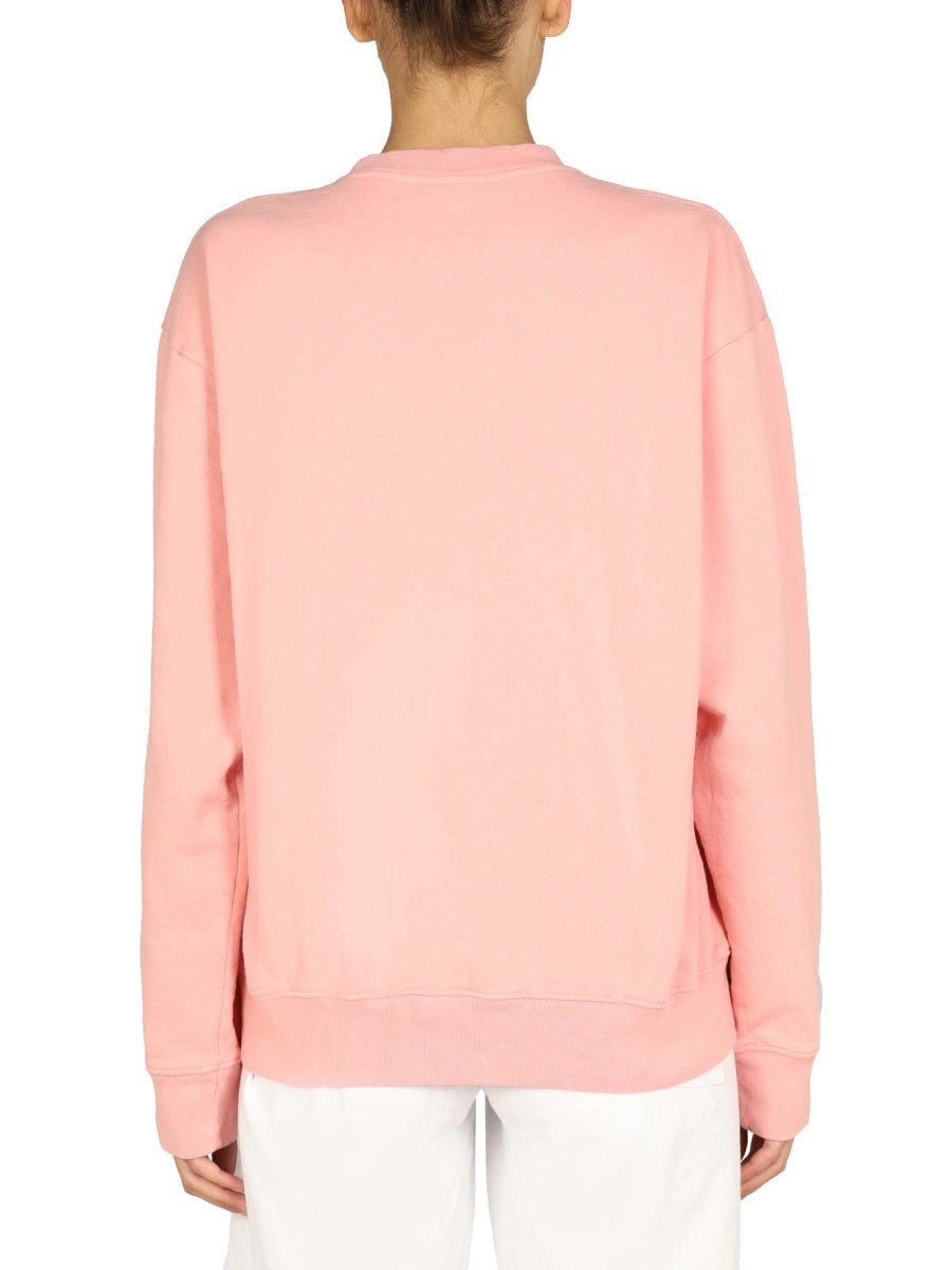 Sporty & Rich Logo Embroidered Crewneck Sweatshirt