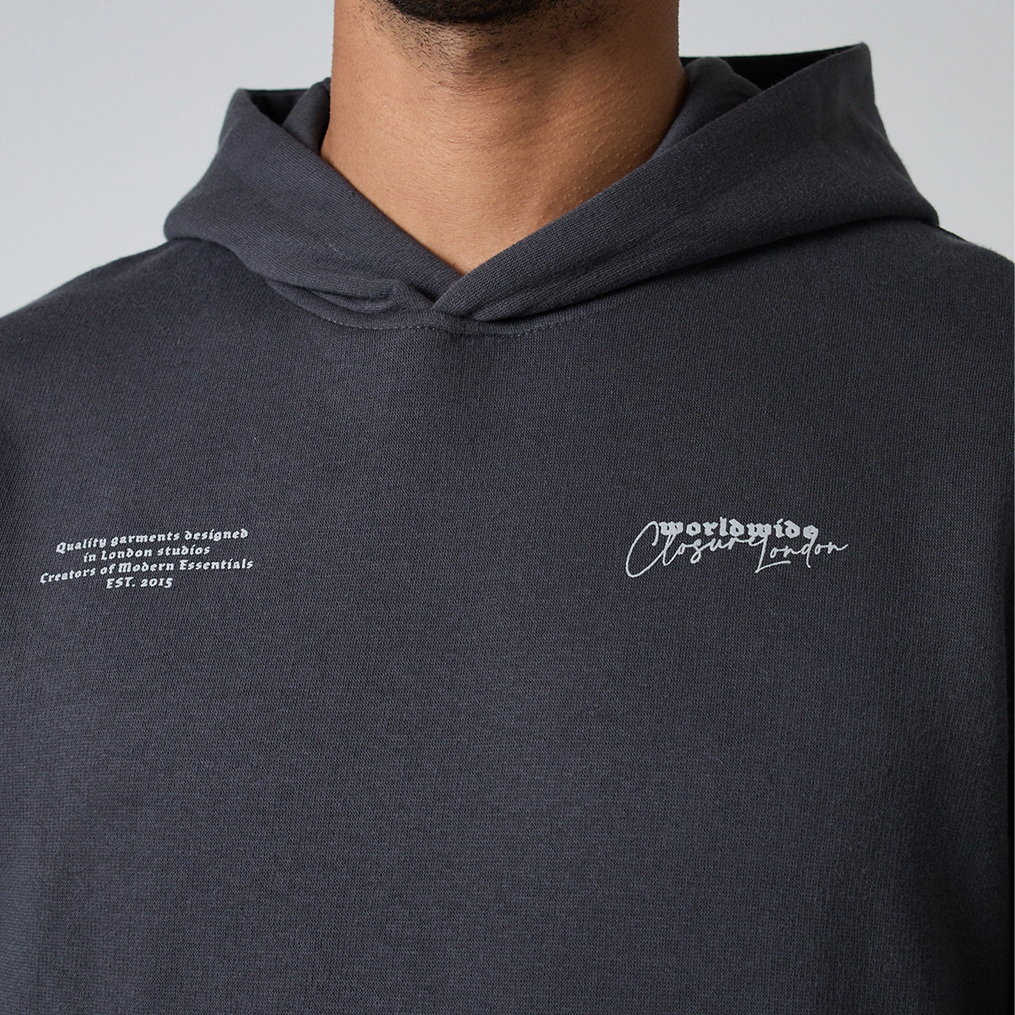 Stacked Varsity Tracksuit | Charcoal