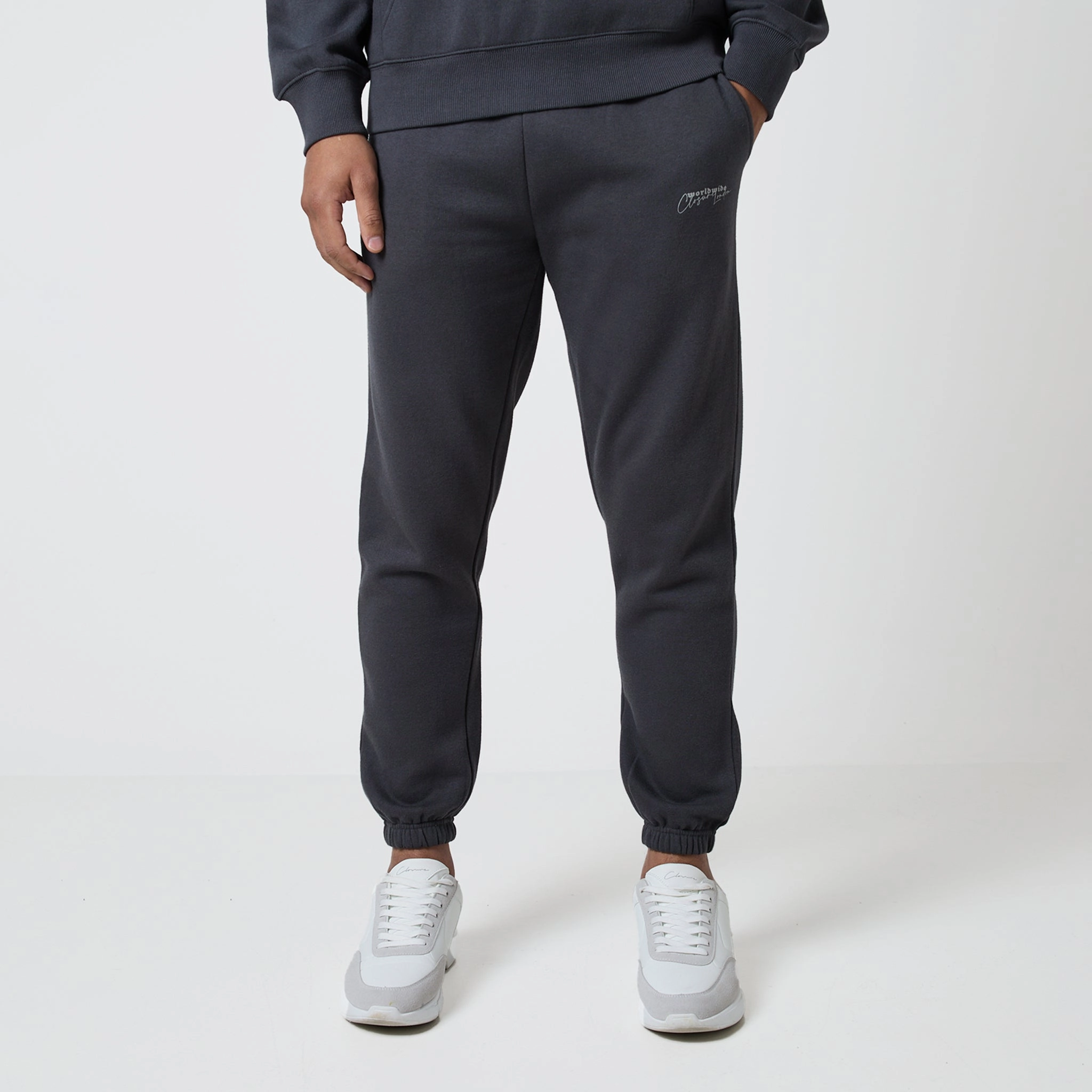 Stacked Varsity Tracksuit | Charcoal