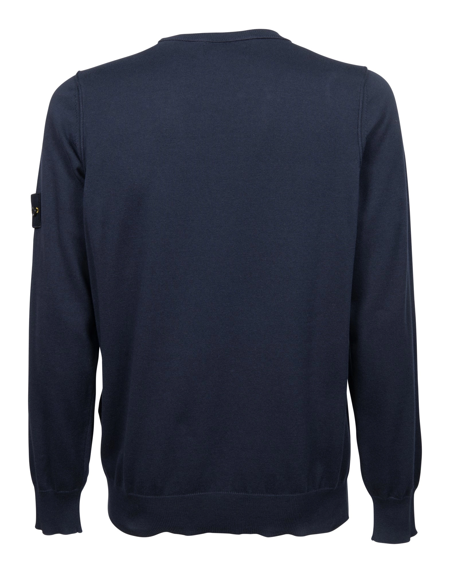 Stone Island Logo Patch Crewneck Knitted Jumper