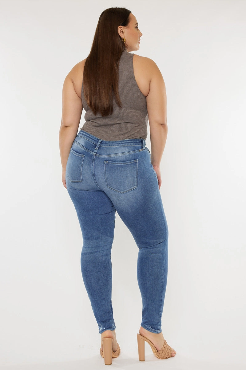 Storm High Rise Super Skinny Jeans (Plus Size)