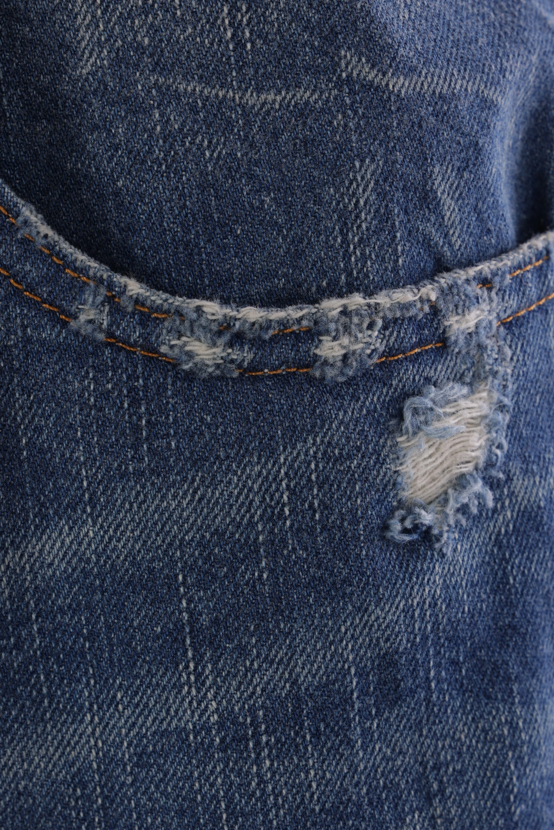 straight-fit jeans in denim